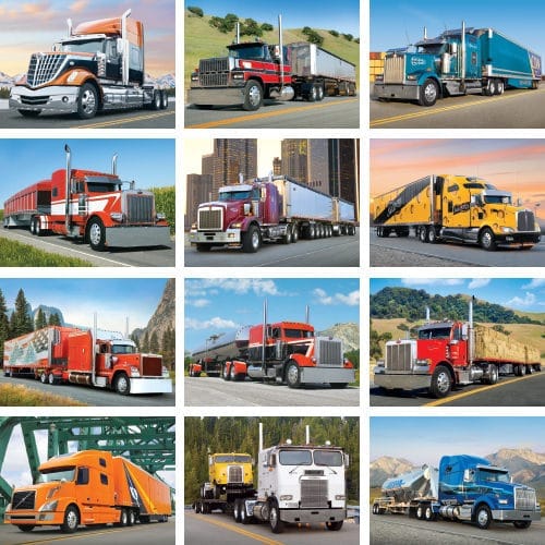 18-Wheeler 2024 calendar preview