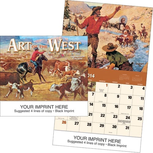 Art Of The West 2025 calendar preview