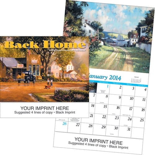 Back Home 2025 calendar preview