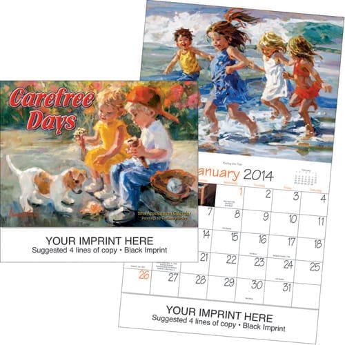 Carefree Days 2025 calendar preview