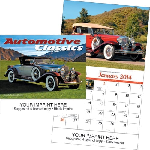 Automotive Classics 2025 calendar preview