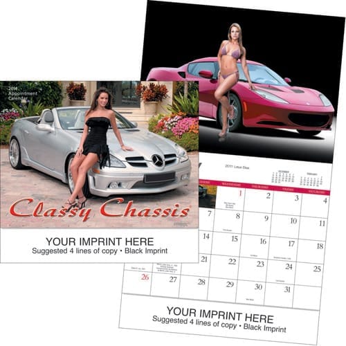 Classy Chassis 2025 calendar preview
