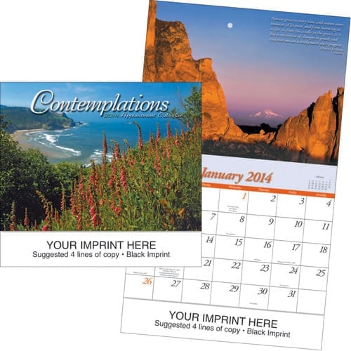 Contemplations 2025 calendar preview