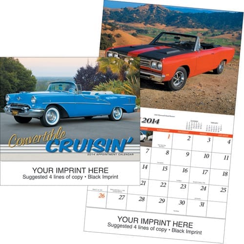 Convertible Cruisin' 2025 calendar preview