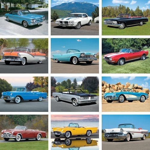 Convertible Cruisin' 2025 calendar preview