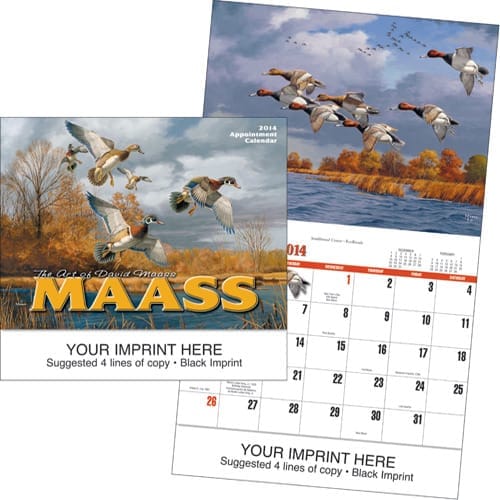 David Maass Wildlife calendar preview