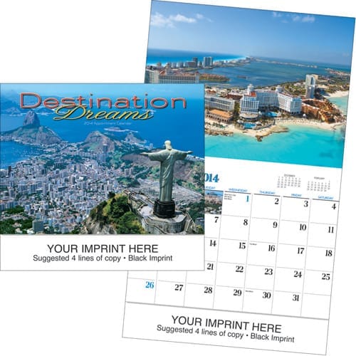 Destination Dreams 2025 calendar preview