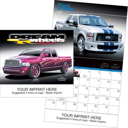 Dream Wheels 2025 calendar preview