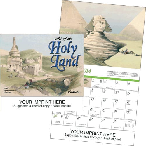 Art of the Holy Land - Catholic 2023 calendar preview