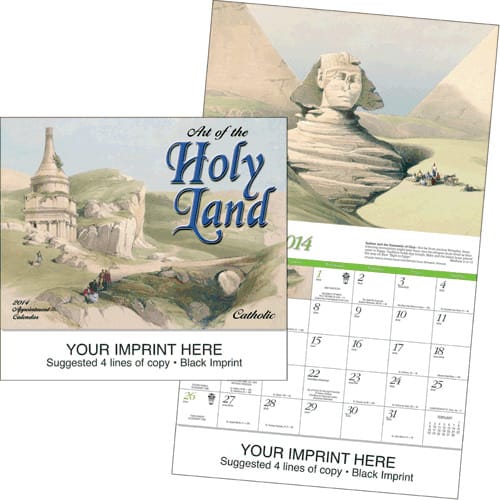 Art of the Holy Land - Catholic 2024 calendar preview