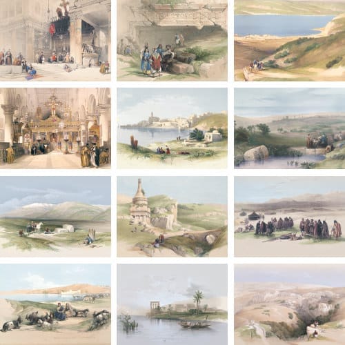 Art of the Holy Land - Catholic 2023 calendar preview