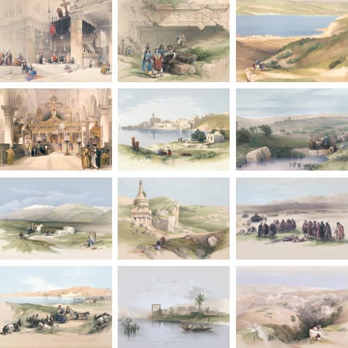 Art of the Holy Land - Catholic 2024 calendar preview