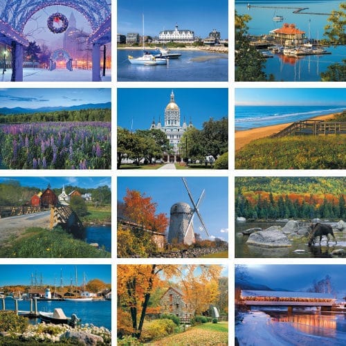 New England 2025 calendar preview