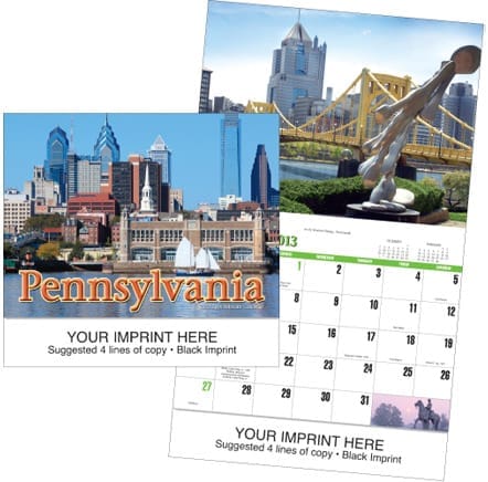 Pennsylvania 2025 calendar preview