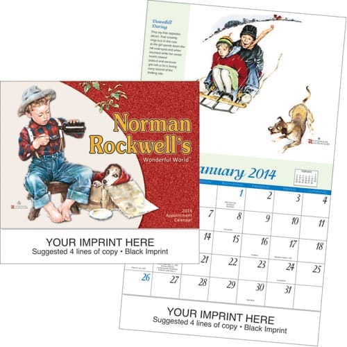 Rockwell's Wonderful World calendar preview