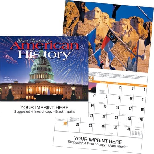 Great Symbols of American History 2025 calendar preview