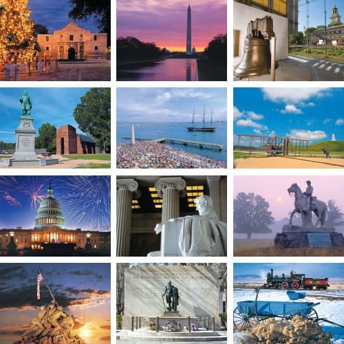 Great Symbols of American History 2024 calendar preview