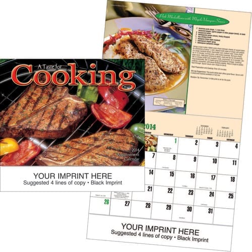 A Taste For Cooking 2025 calendar preview