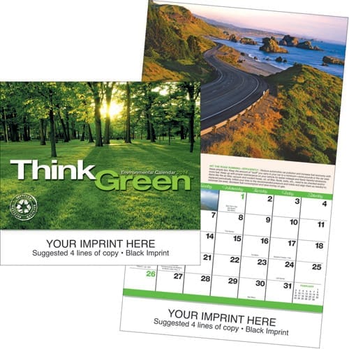 Think Green 2025 calendar preview