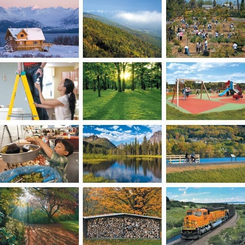 Think Green 2025 calendar preview