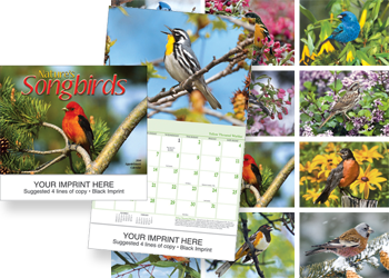 Natures Songbirds Calendar Preview